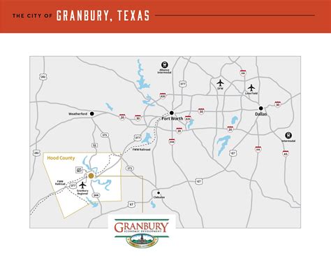 Map Of Texas Showing Granbury - Cornie Christean