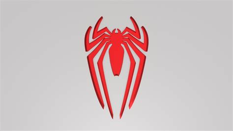 Spiderman Logo free 3D model 3D printable | CGTrader