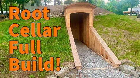 Root Cellar Build / Possible Storm Shelter? - YouTube