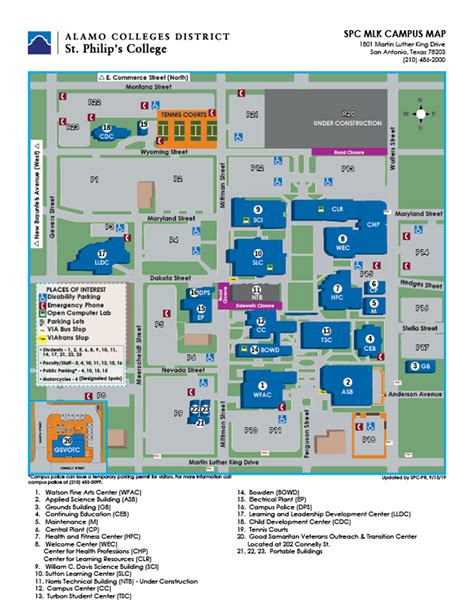 St Philips College Campus Map - map of interstate