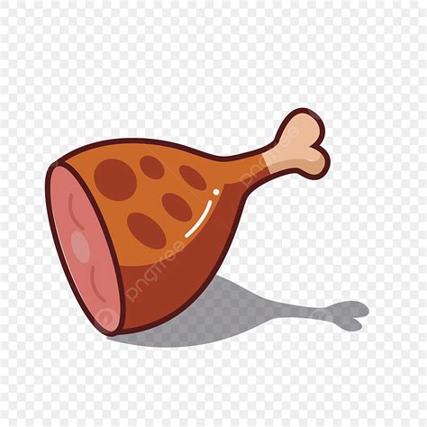 Delicious Chicken Leg Cartoon Illustration, Fried Chicken Clipart, Delicious Chicken Legs ...