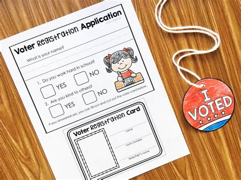 Election Day Activities For Kinder