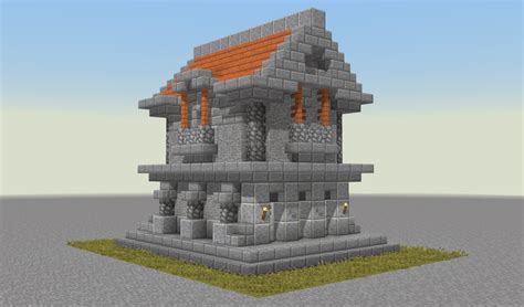 Small Stone/Acacia House Minecraft Map