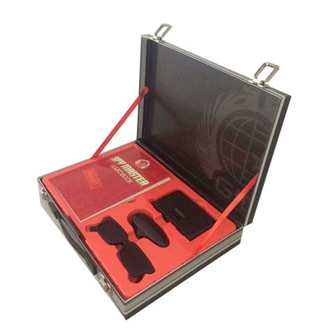 Spy Master Briefcase Black Spy kit - Secret agent mission handbook wit ...