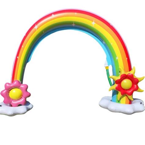 Seaich Inflatable Water Sprinkler, Rainbow Color Design, Kids Outdoor Water Toys, 1 - Fry’s Food ...