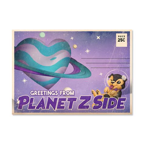 LAUREN Z SIDE® | PLANET Z SIDE POSTER - LZSMerch