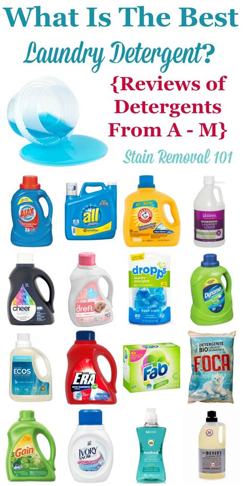 Best Laundry Detergent: Ratings & Reviews Of Brands {A-M}