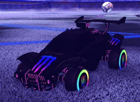 Animated RGB Monster Decal (Remastered Monster Decal) – Rocket League Mods