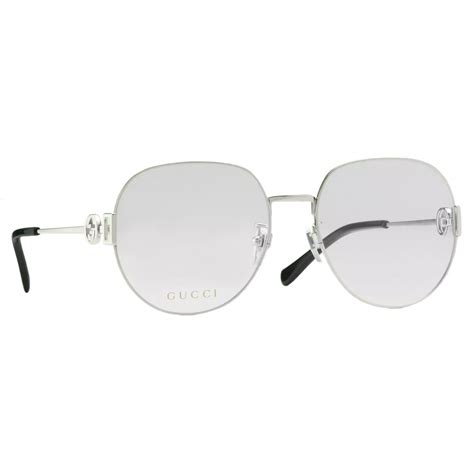 Gucci - Square Frame Optical Glasses - Silver - Gucci Eyewear - Avvenice