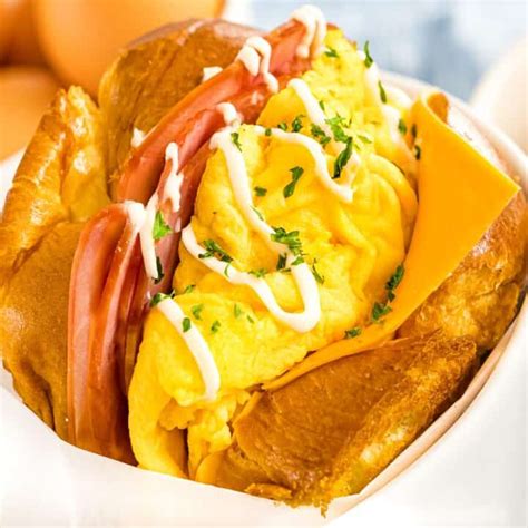 Korean Egg Drop Sandwich - Breakfast Egg Sandwich - Drive Me Hungry