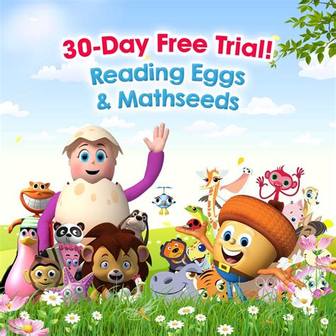 30-Day Free Trial - Reading Eggs & Mathseeds! | Reading programs for kids, Reading eggs, Free ...