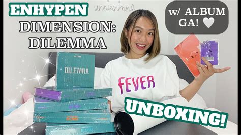 ENHYPEN DIMENSION:DILEMMA ALBUMS SET UNBOXING! with ALBUM GIVEAWAY! ️ ...