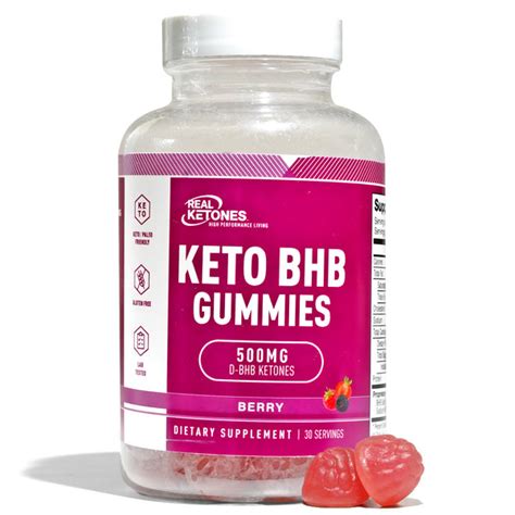 D-BHB Ketone Hydration Gummies – Real Ketones