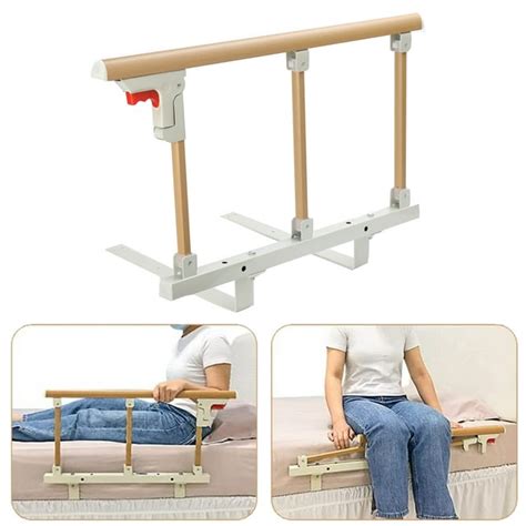 ECUTEE Bed Folding Safety Rail for Elderly Adults, Bed Guards for ...