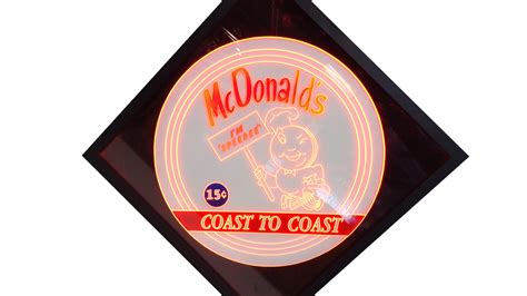 McDonalds Speedee Illuminated Sign | H46 | Anaheim 2013