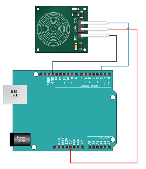 Lesson – Digital Touch Sensor Module « osoyoo.com