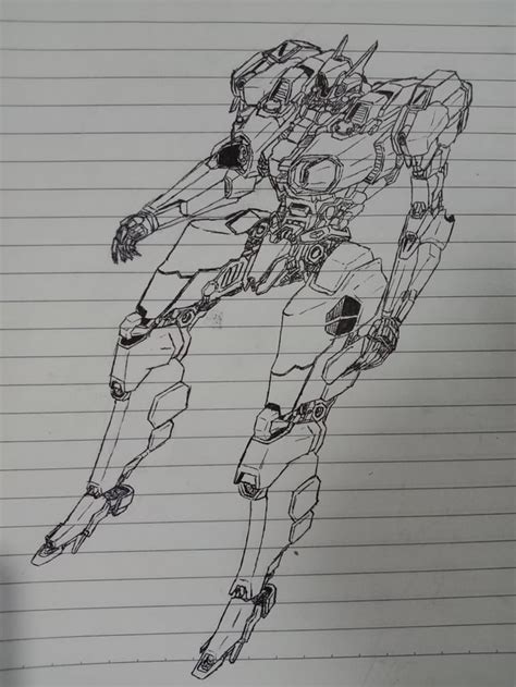 My Own Armored Core-Inspired Mecha Design : r/Mecha