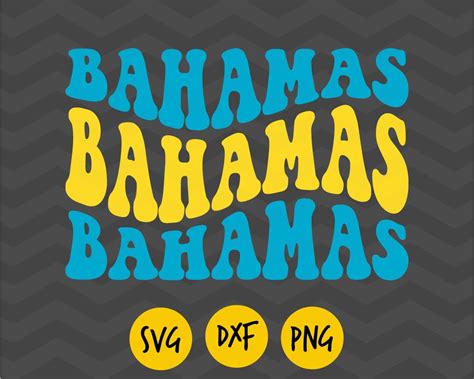 Bahamas Svg, Bahamas Groovy Svg, Bahamas Flag,bahamas Love Svg, Bahamas Dxf, Bahamas Retro Png ...