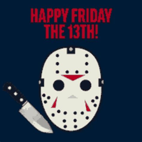 Happy Friday The 13th Mask Wink GIF | GIFDB.com