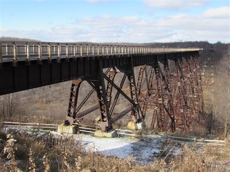 Kinzua Bridge State Park with a Touch of Winter | Interesting Pennsylvania and Beyond