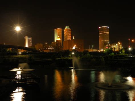 Downtown Tulsa Skyline at Night | Flickr - Photo Sharing!