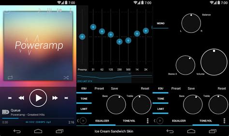 Poweramp Music Player (Trial) 2.010-bluild-571-play PRO Apk | Android Legendários