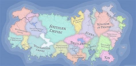 Fictional World Map