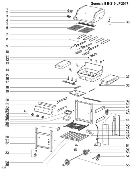 Weber Spirit Ii E 310 Gas Grill Parts Diagram | Webmotor.org