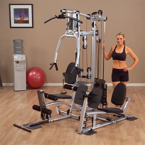 Body-Solid Powerline P2LPX Home Gym Equipment with Leg Press, Grey/Black