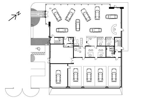 Audi Showroom Planos Arquitectura