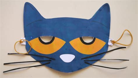 Pete the Cat Mask | Cat halloween costume, Pete the cat costume, Pete ...