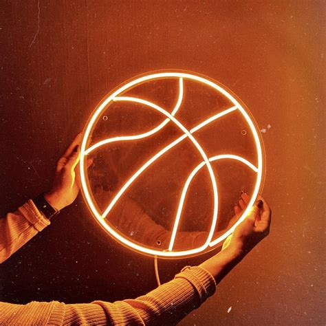 Basketball LED Neon Sign Choose Your Color and Control Your Brightness - Etsy | Neon signs, Neon ...