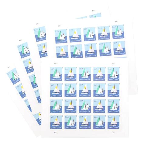 2023 US Sailboats Postcard Forever First-Class Postage Stamps - US Stamps Mail Center Online