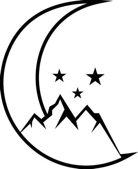 MOON icon and logo 20644040 Vector Art at Vecteezy