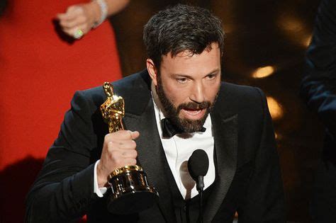 Ben Affleck accepts the Best Picture Oscar for Argo. SO HAPPY AND PROUD OF HOW FAR HE HAS CAME ...