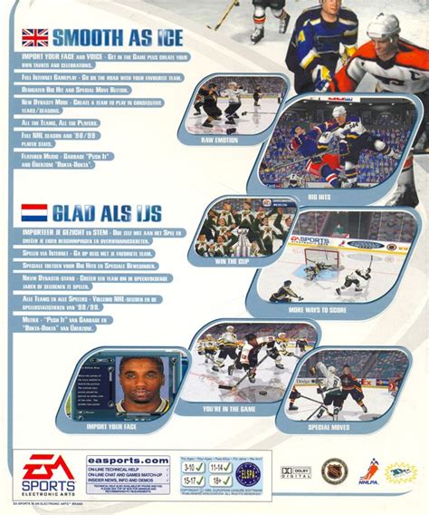 NHL 2000 cover or packaging material - MobyGames