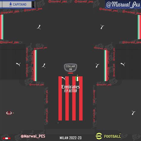 [KIT] AC Milan Kit 2022-23 with Scudetto : r/WEPES_Kits