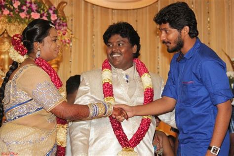 Actor Black Pandi Wedding Reception Stills | Chennai365