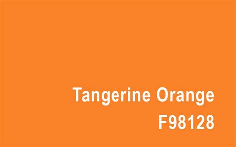 Tangerine Orange - Color - Lemon Paper Lab