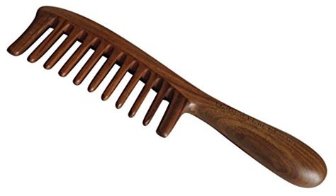 Natural Hair Master Women's Large Sandalwood Wide Tooth Comb for ...