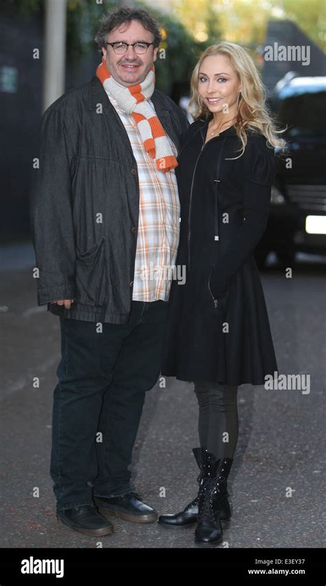 Mark Benton and dance partner outside the ITV studios Featuring: Mark ...