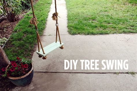 How to hang a swing from a tree - A Beautiful Mess