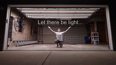 GARAGE DOOR LIGHTING - LED Garage Lights - Pt. 2 INSTALLATION - YouTube