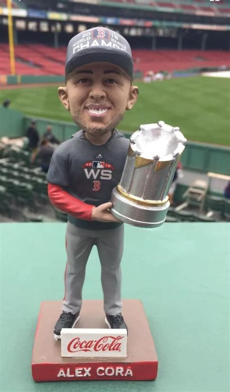 June 25, 2019 Boston Red Sox - Alex Cora World Series Bobblehead - Stadium Giveaway Exchange