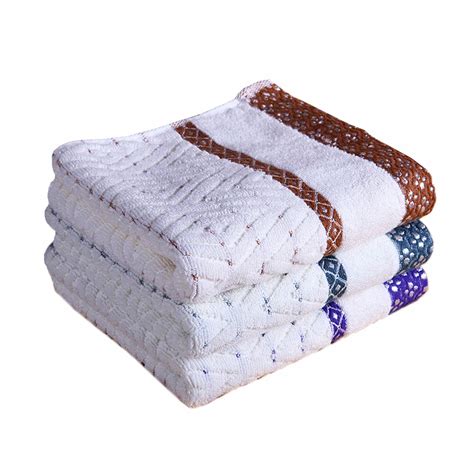 Mini Hair Drying Face Towel Washrag Quick Dry Absorbent 33x75cm Stripe Soft 2019 Knitted Towel ...