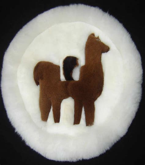 Baby Alpaca Round Fur Rug | Fine Alpaca Fur Round Carpet