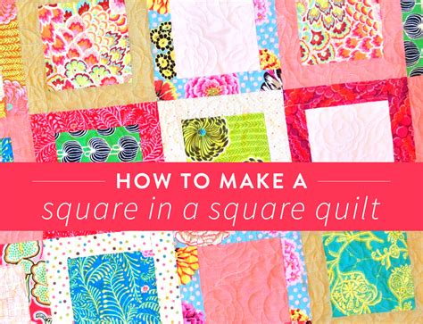 How to Make a Simple Square in a Square Quilt Block - Suzy Quilts