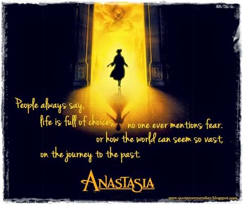 anastasia quotes - Google Search | Journey to the past, Anastasia, The past