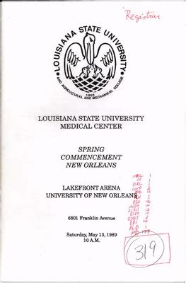 Graduation Programs | LSU Health Sciences Center- New Orleans ...