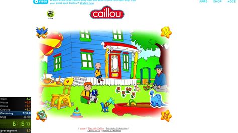 Caillou Games - PBS Kids SpeedRun Any% in 11:29(Former WR) - YouTube